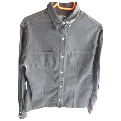 Pre-owned Valentino Shirt In Black