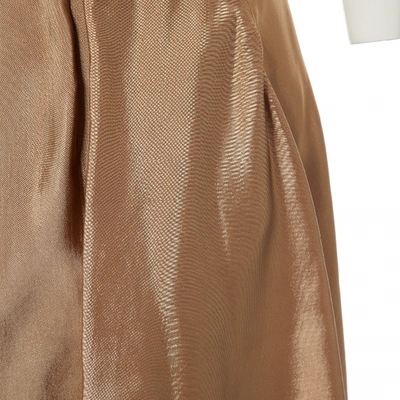 Pre-owned Balenciaga Mid-length Skirt In Gold