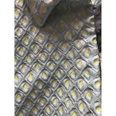 Pre-owned Femme By Michele Rossi Short Waistcoat In Metallic