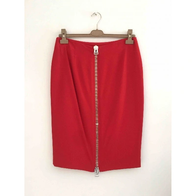 Pre-owned Tom Ford Mid-length Skirt In Red