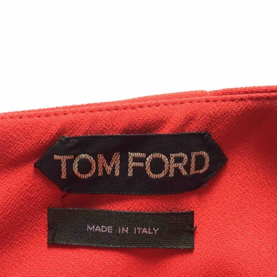 Pre-owned Tom Ford Mid-length Skirt In Red