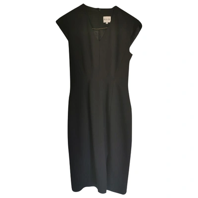 Pre-owned Reiss Mid-length Dress In Black