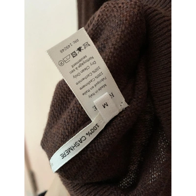 Pre-owned Khaite Brown Cashmere Knitwear
