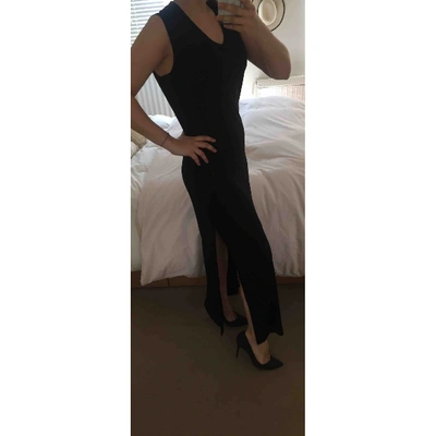 Pre-owned Alexander Wang T Maxi Dress In Black