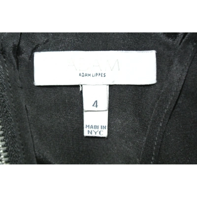 Pre-owned Adam Lippes Silk Camisole In Black