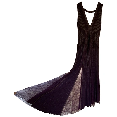 Pre-owned Elie Saab Mid-length Dress In Purple