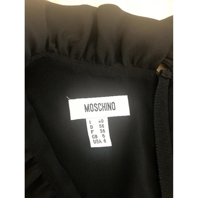 Pre-owned Moschino Mid-length Dress In Black