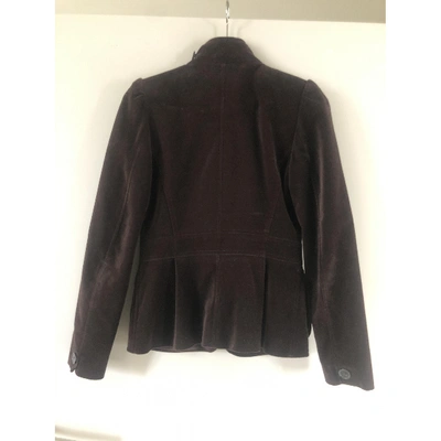 Pre-owned Barbara Bui Brown Cotton Jacket