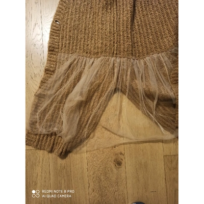 Pre-owned Semicouture Camel Wool Knitwear