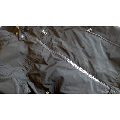 Pre-owned Calvin Klein Jacket In Black