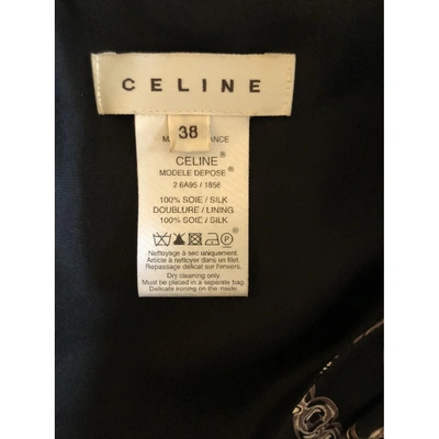 Pre-owned Celine Silk Mid-length Dress In Multicolour