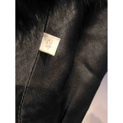 Pre-owned Valentino Black Mink Jacket