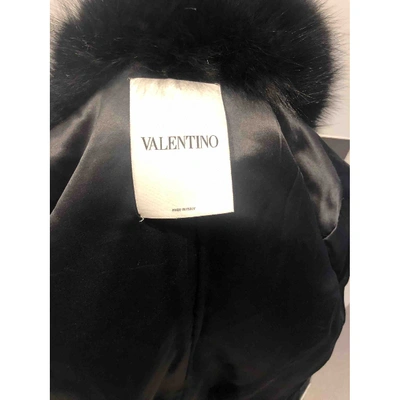 Pre-owned Valentino Black Mink Jacket