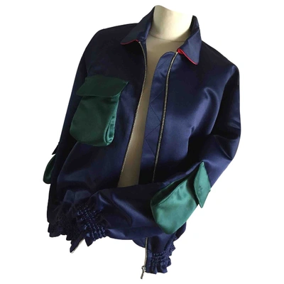 Pre-owned Anna October Navy Jacket