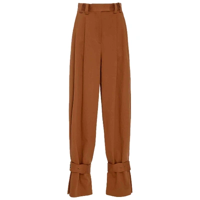 Pre-owned Diane Von Furstenberg Carot Pants In Brown