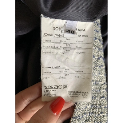 Pre-owned Dolce & Gabbana Coat In Blue