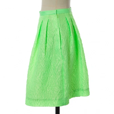 Pre-owned Jonathan Saunders Mid-length Skirt In Green