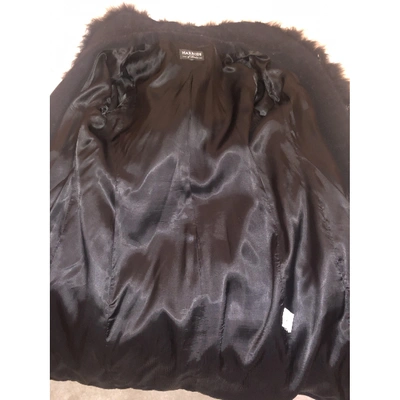 Pre-owned Harrods Black Wool Coat