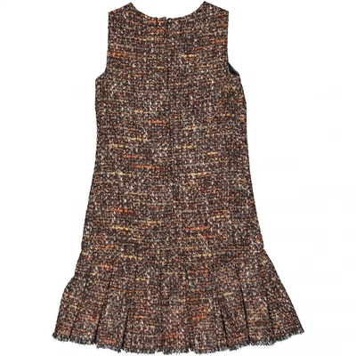 Pre-owned Dolce & Gabbana Wool Mid-length Dress In Multicolour