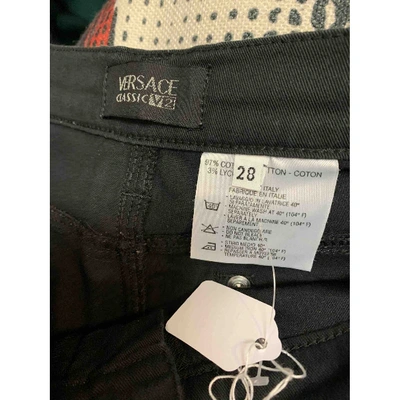 Pre-owned Versace Short Pants In Black