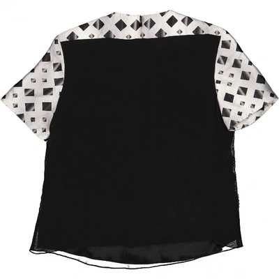 Pre-owned Peter Pilotto Silk Blouse In Black