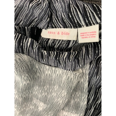 Pre-owned Sass & Bide Mid-length Dress In Grey