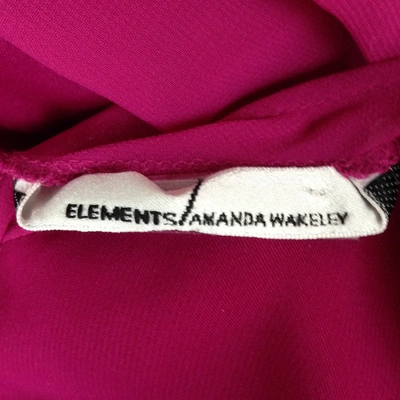 Pre-owned Amanda Wakeley Mid-length Dress In Pink