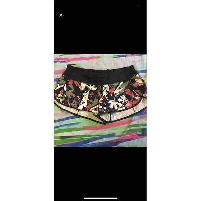 Pre-owned Lululemon Multicolour Lycra Shorts