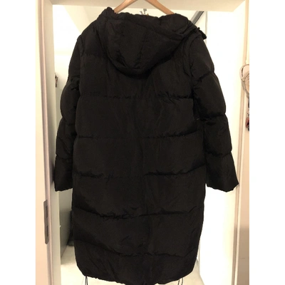 Pre-owned Ganni Fall Winter 2019 Black Coat