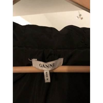 Pre-owned Ganni Fall Winter 2019 Black Coat
