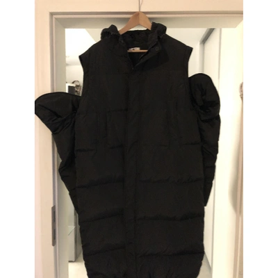 Pre-owned Ganni Fall Winter 2019 Black Coat