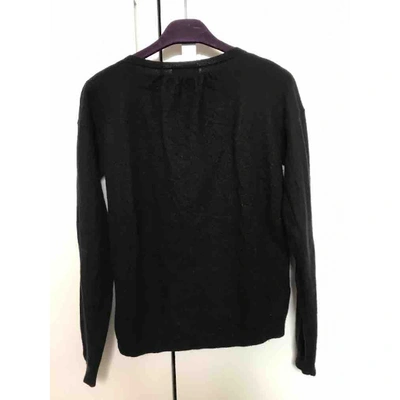 Pre-owned By Malene Birger Cashmere Sweatshirt In Black