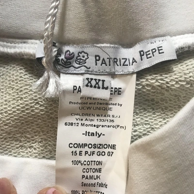 Pre-owned Patrizia Pepe Skirt In White