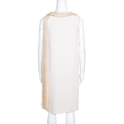 Pre-owned Fendi Beige Silk Dress