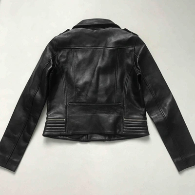 Pre-owned Maje Spring Summer 2020 Black Leather Leather Jacket