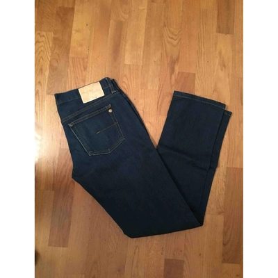 Pre-owned Mauro Grifoni Straight Jeans In Blue