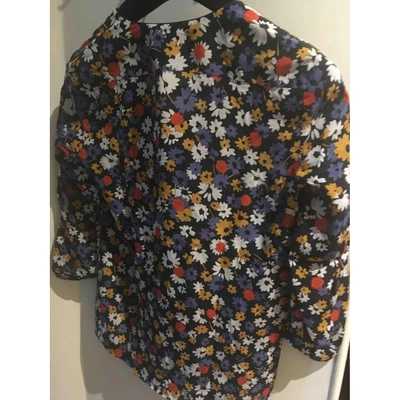 Pre-owned Claudie Pierlot Silk Blouse In Multicolour