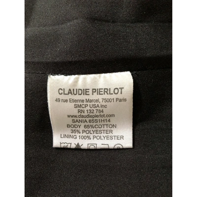 Pre-owned Claudie Pierlot Mini Skirt In Beige
