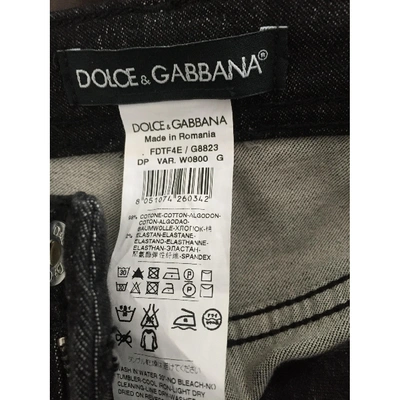 Pre-owned Dolce & Gabbana Trousers In Black