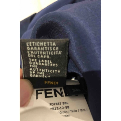 Pre-owned Fendi Dress In Blue