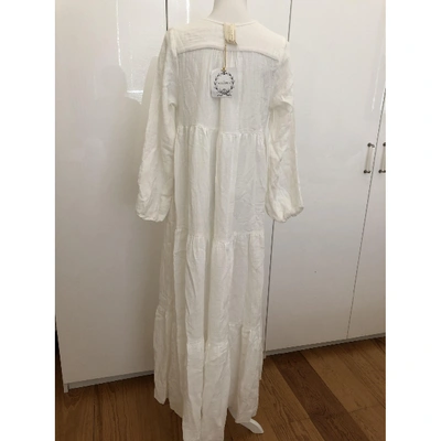 Pre-owned Jen's Pirate Booty Maxi Dress In White