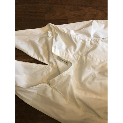 Pre-owned Costume National White Cotton Top