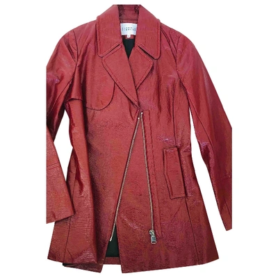 Pre-owned Claudie Pierlot Fall Winter 2019 Red Coat