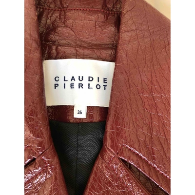 Pre-owned Claudie Pierlot Fall Winter 2019 Red Coat