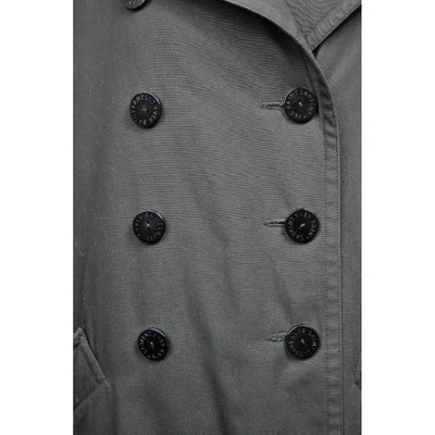 Pre-owned Saint Laurent Black Polyester Coat