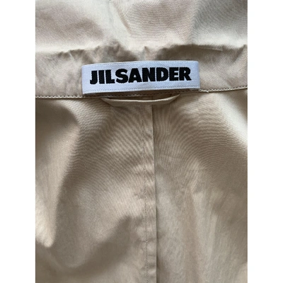 Pre-owned Jil Sander Trench Coat In Beige