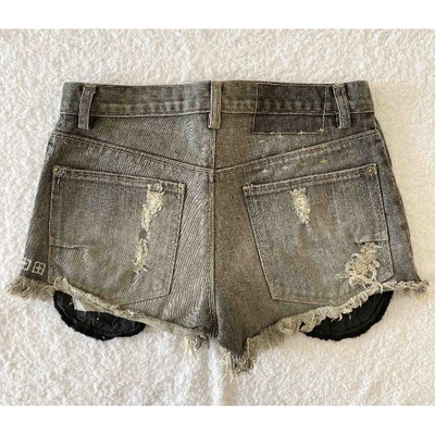 Pre-owned Ksubi Grey Denim - Jeans Shorts