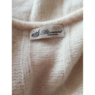 Pre-owned Blumarine Wool Jacket In White