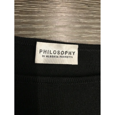 Pre-owned Philosophy Di Alberta Ferretti Wool Jumper In Black