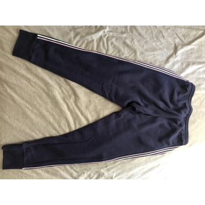 Pre-owned Etre Cecile Trousers In Blue